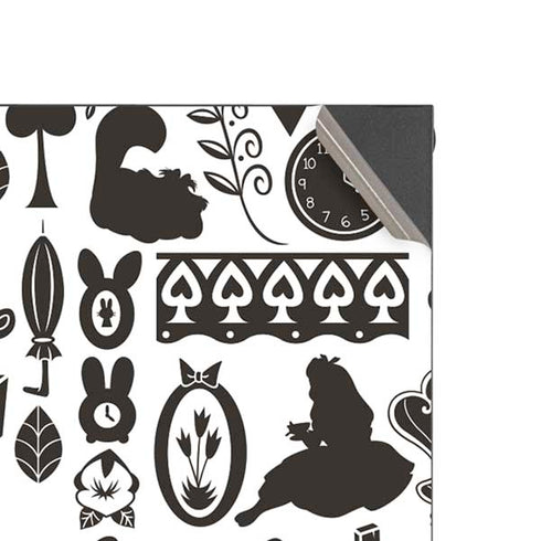 Disney Alice in Wonderland (animated) Silhouette Pattern XBox Series X Digital Edition Console Skin